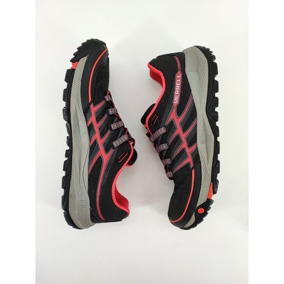 Merrell Women's All Out Rush Black Trail Running Shoes Size 8.5 US - Picture 5 of 9